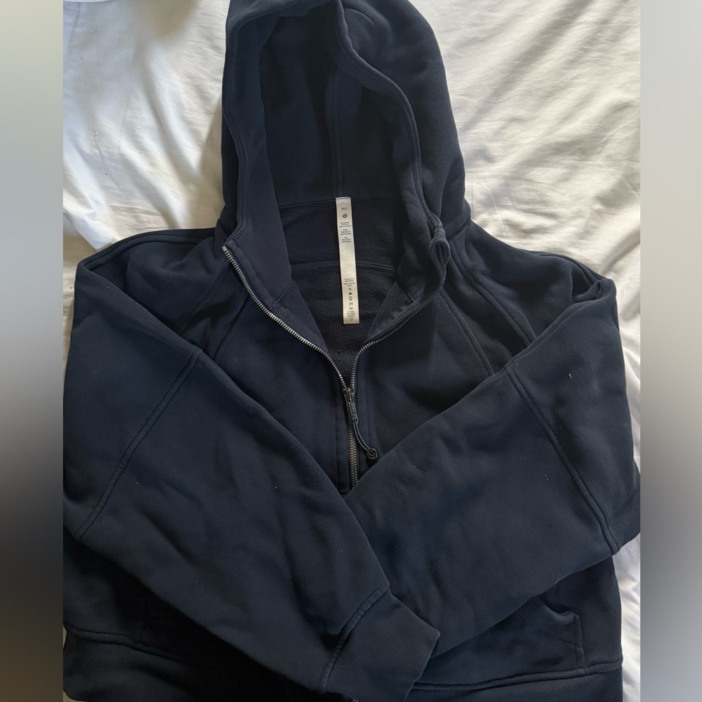 Scuba oversized zip hoodie Navy blue #lululemon